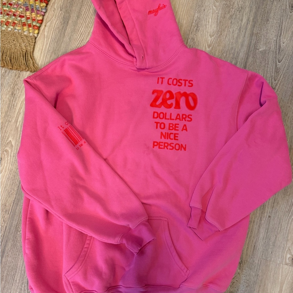 The Mayfair Group pink hoodie L/XL
